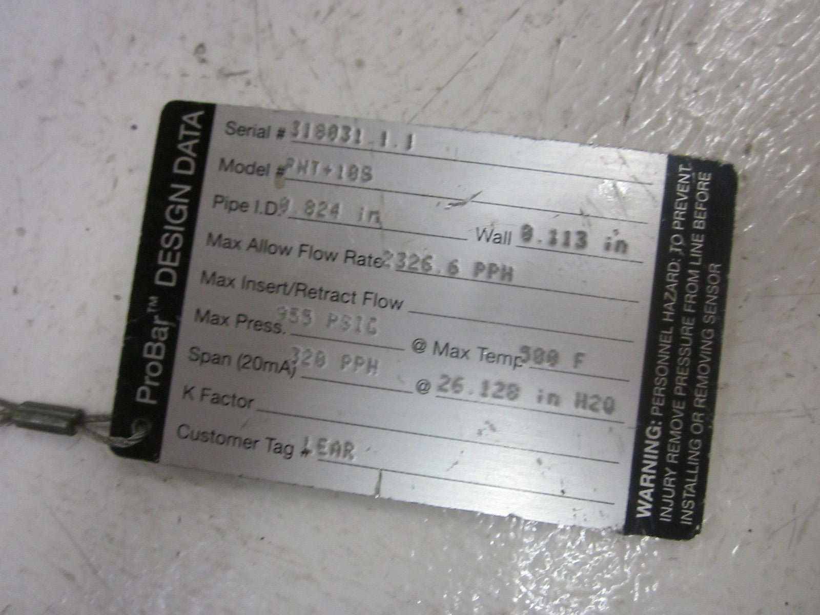 ROSEMOUNT 3051CD2A22A1AE5A02 *USED*