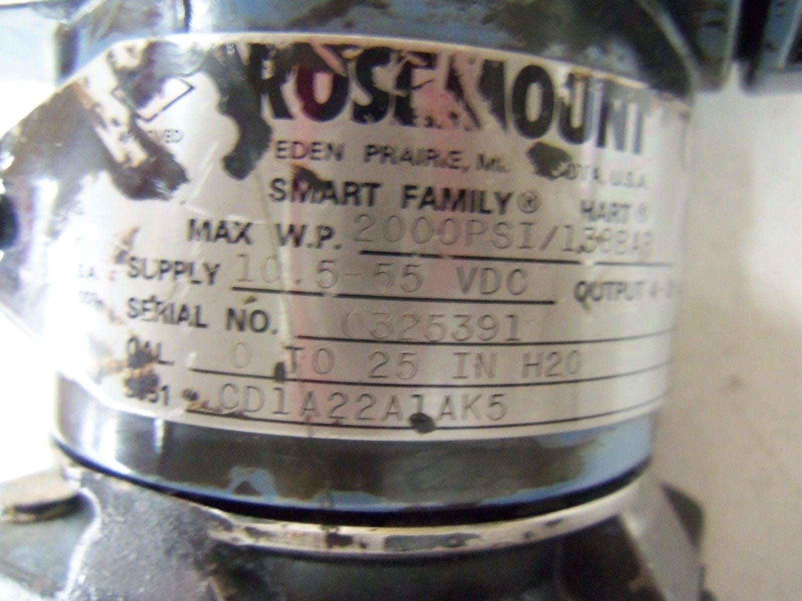 ROSEMOUNT 3051CDA22A1AK5  *USED*