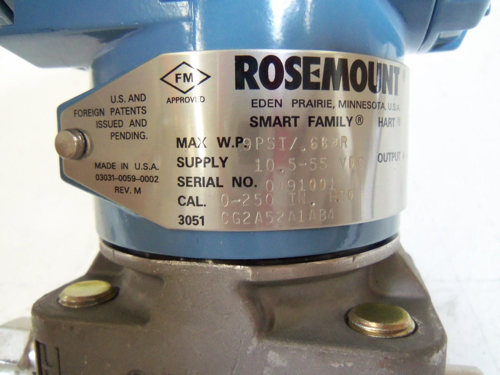 ROSEMOUNT 3051 CG2A52A1A B4 *NEW NO BOX*