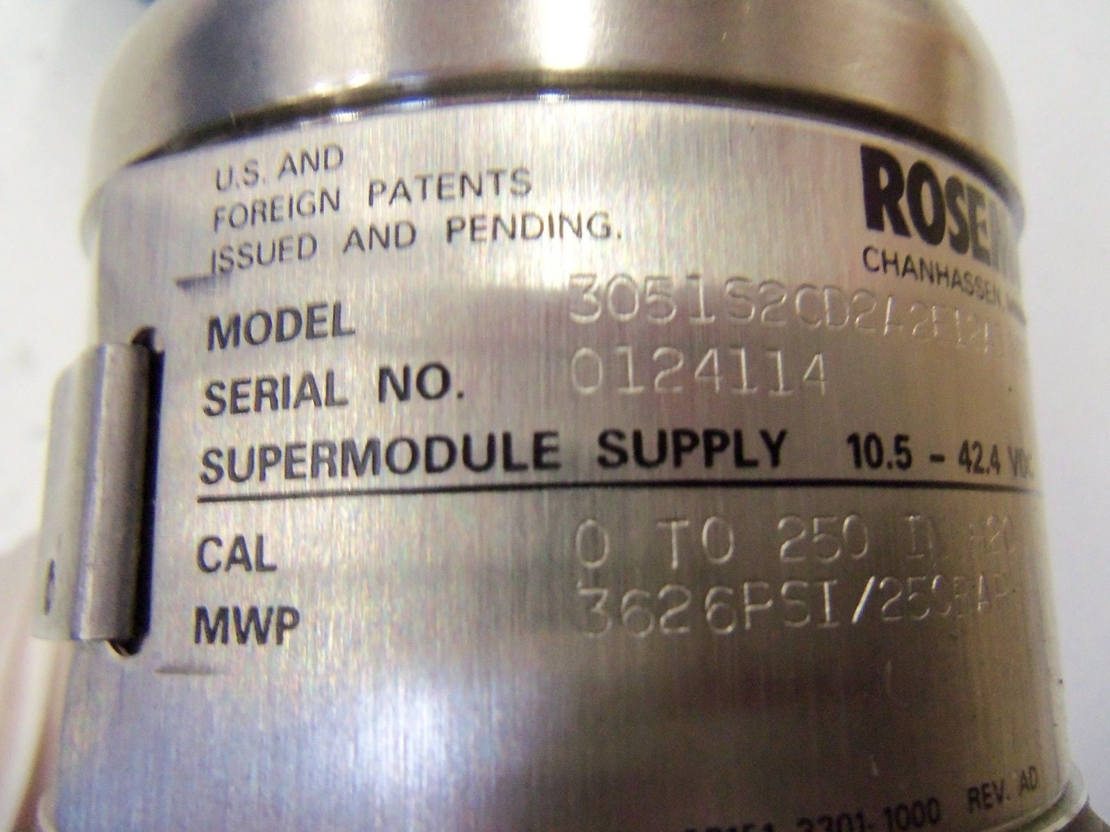 ROSEMOUNT 3051S2CD2A2E12A1AB4 *NEW NO BOX*
