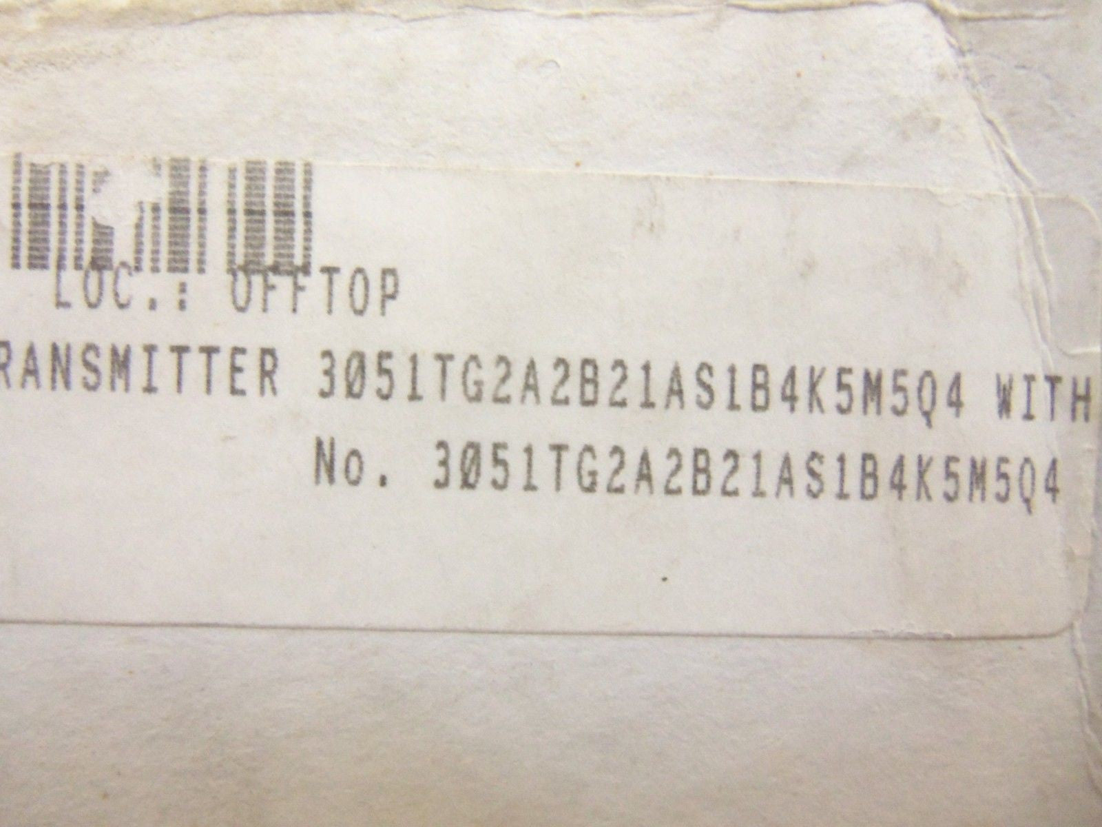 ROSEMOUNT 3051TG2A2B21AS1B4K5M5Q4 (AS PICTURED) *NEW IN BOX*