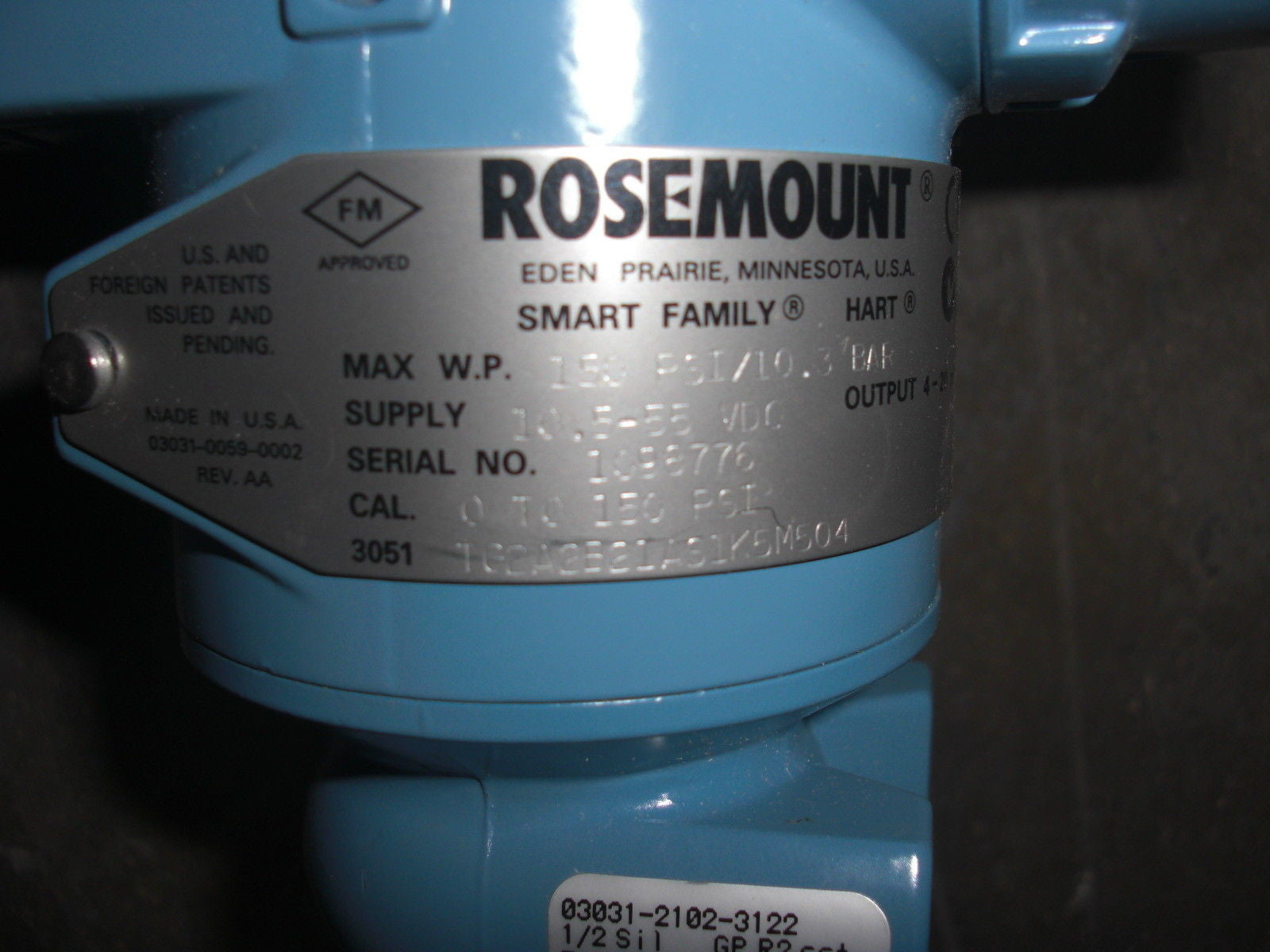 ROSEMOUNT 3051TG2A2B21AS1K5M5Q4 *NEW NO BOX*