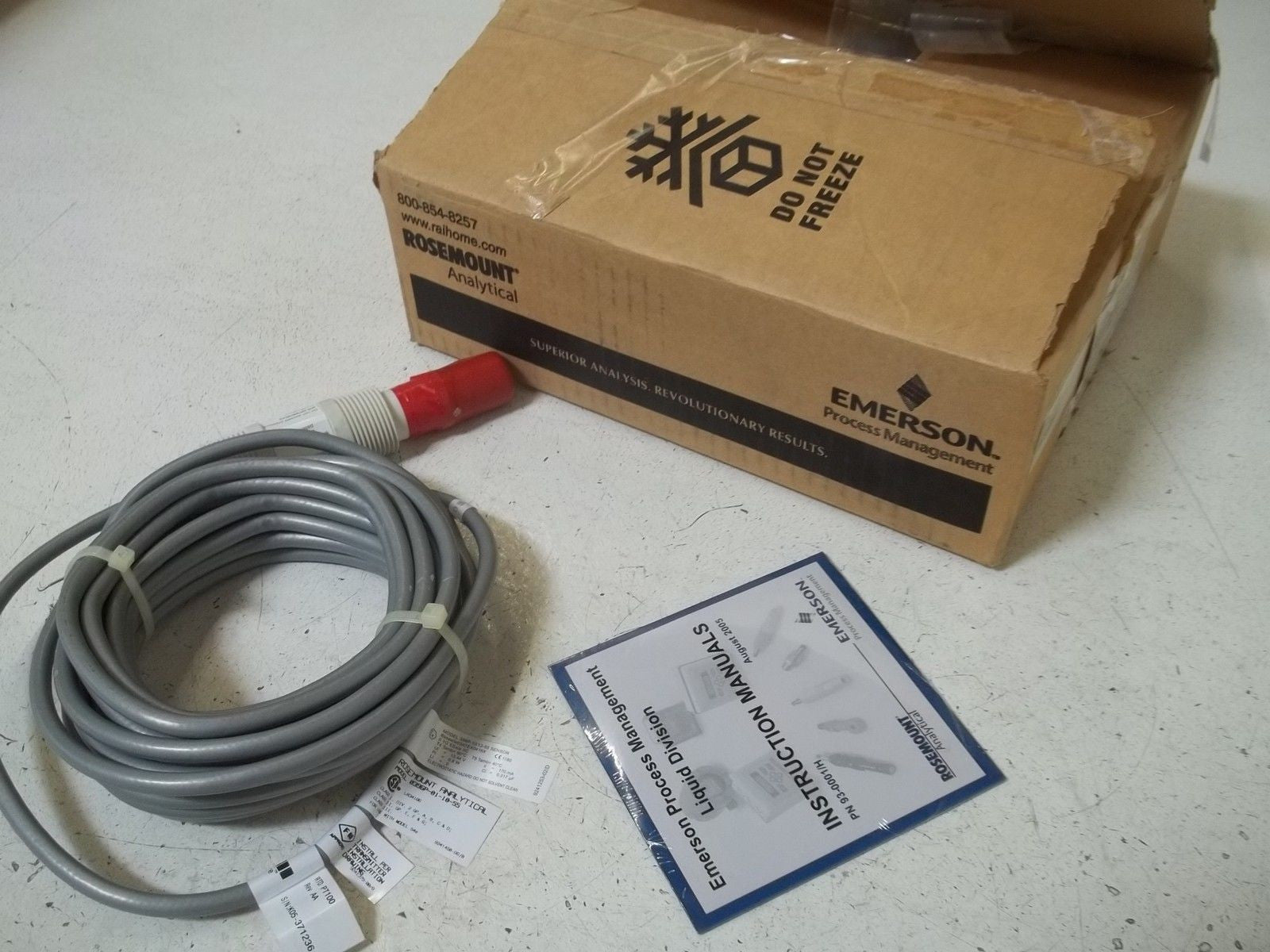 ROSEMOUNT 396P-01-10-55 pH/ORP PROBE SENSOR *NEW IN BOX*