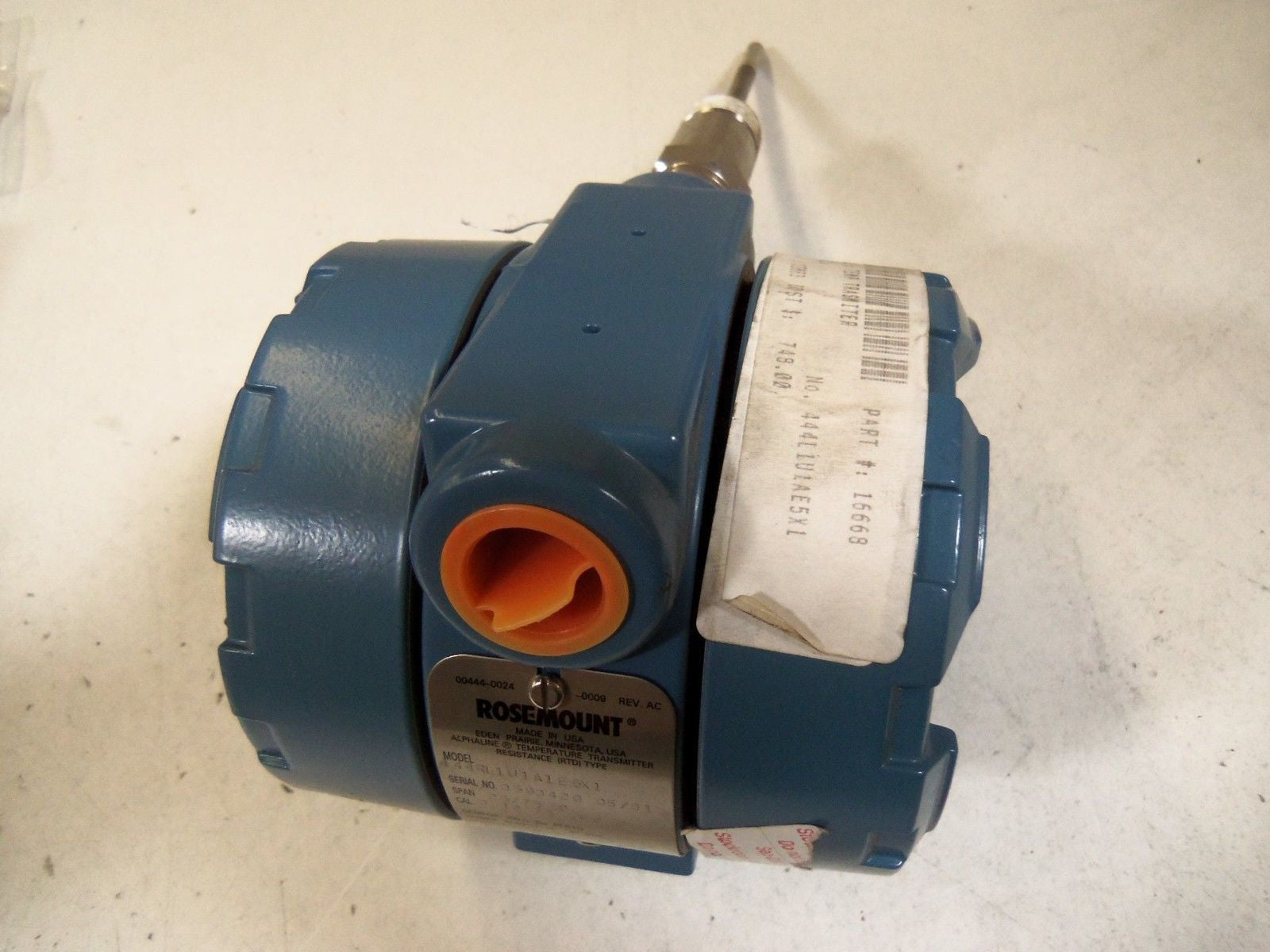 ROSEMOUNT 444RL1U1A1E5X1 TEMPERATURE TRANSMITTER *NEW NO BOX*