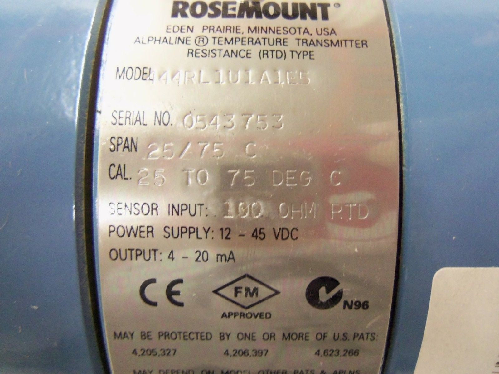 ROSEMOUNT 444RL1U1A1E5 *NEW NO BOX*