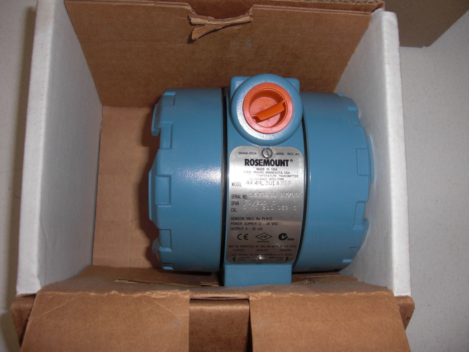 ROSEMOUNT 444RL2U2AE5 *NEW IN BOX*