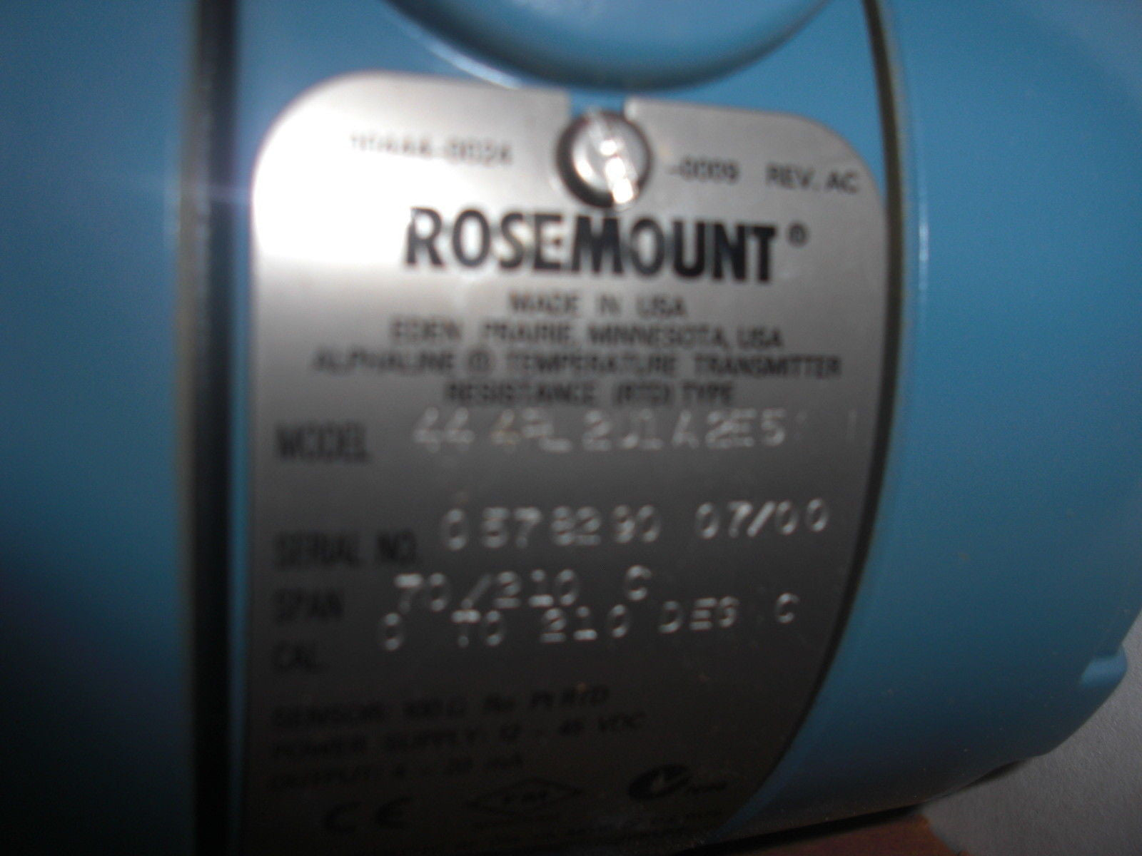 ROSEMOUNT 444RL2U2AE5 *NEW IN BOX*