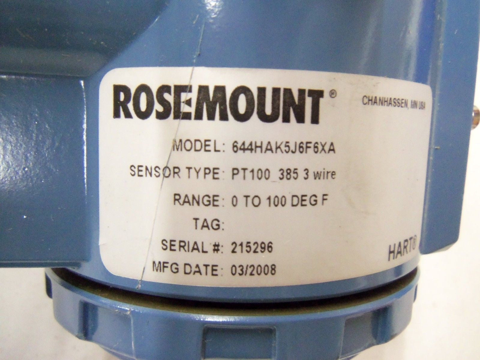 ROSEMOUNT 644HAK5J6F6XA *NEW NO BOX*