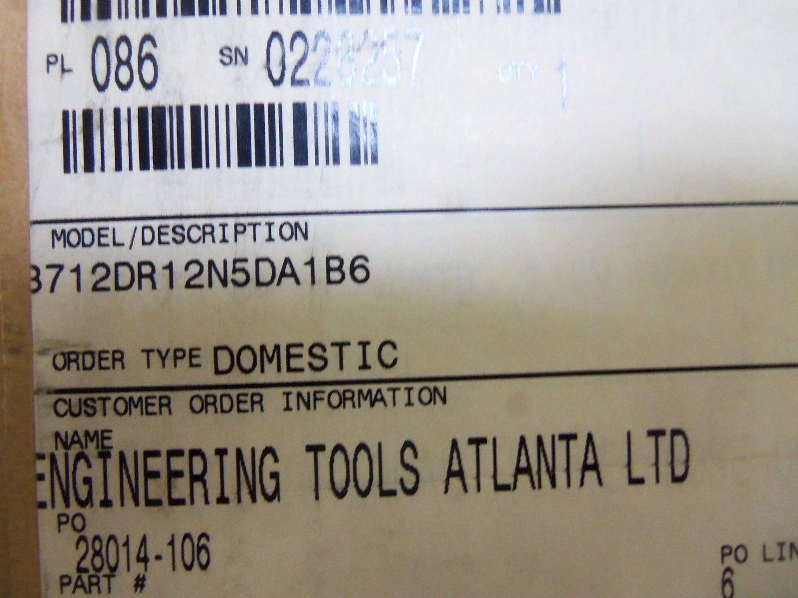 ROSEMOUNT 8712DR12N5DA1B6 TRANSMITTER *NEW IN BOX*