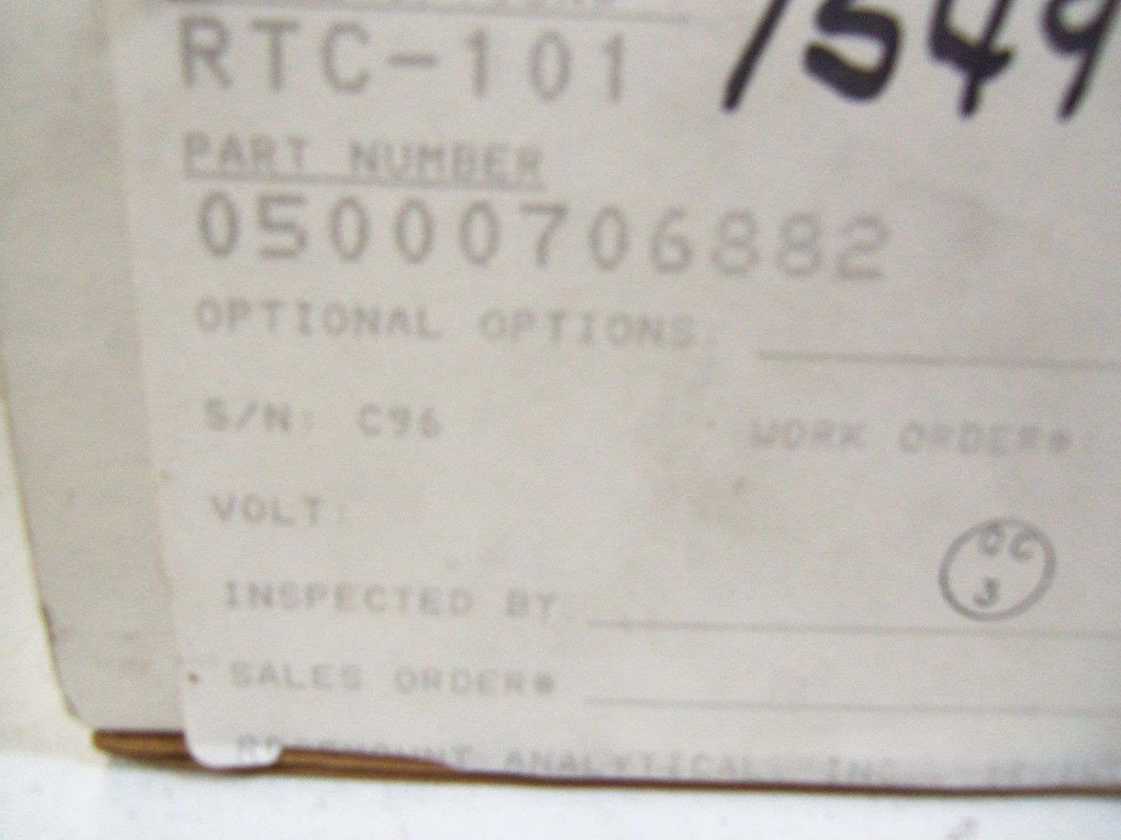 ROSEMOUNT RTC-101 *NEW IN BOX*