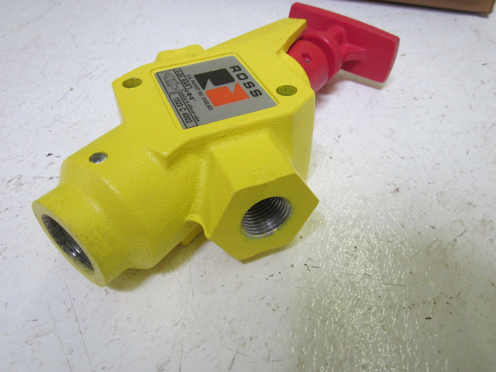 ROSS 1523C4002 LOCKOUT EXHAUST SHUT OFF VALVE *NEW IN BOX*