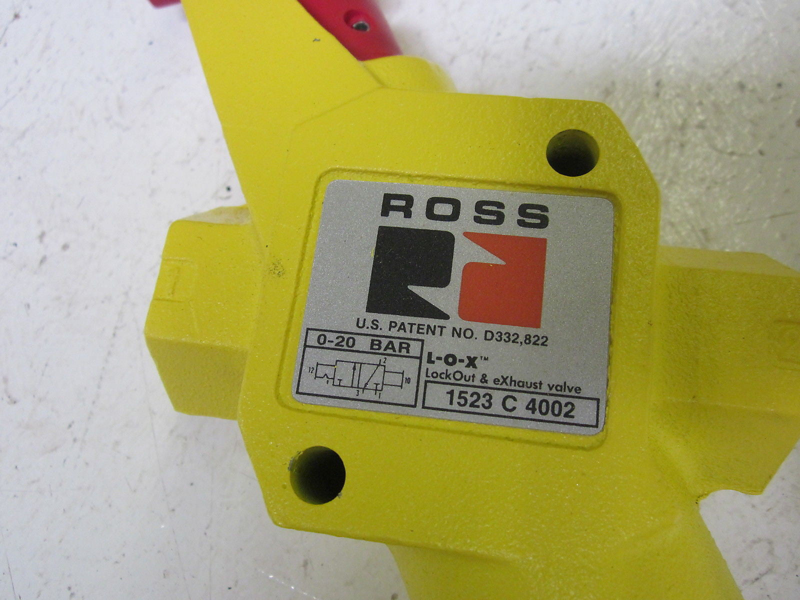 ROSS 1523C4002 LOCKOUT EXHAUST SHUT OFF VALVE *NEW IN BOX*