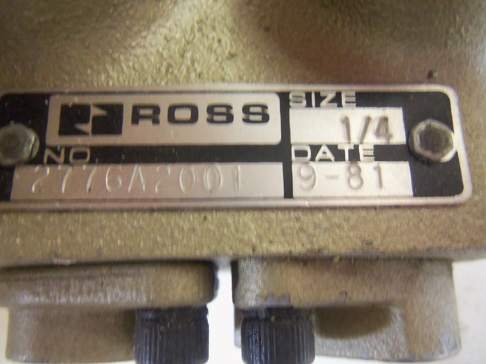 ROSS 2776A2001 *USED*