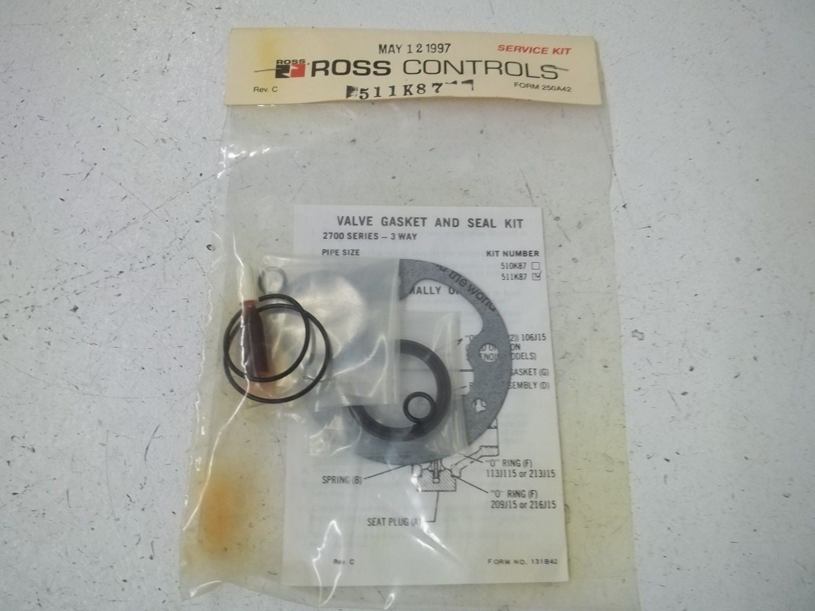 ROSS 511K87 SERVICE KIT *NEW IN A FACTORY BAG*