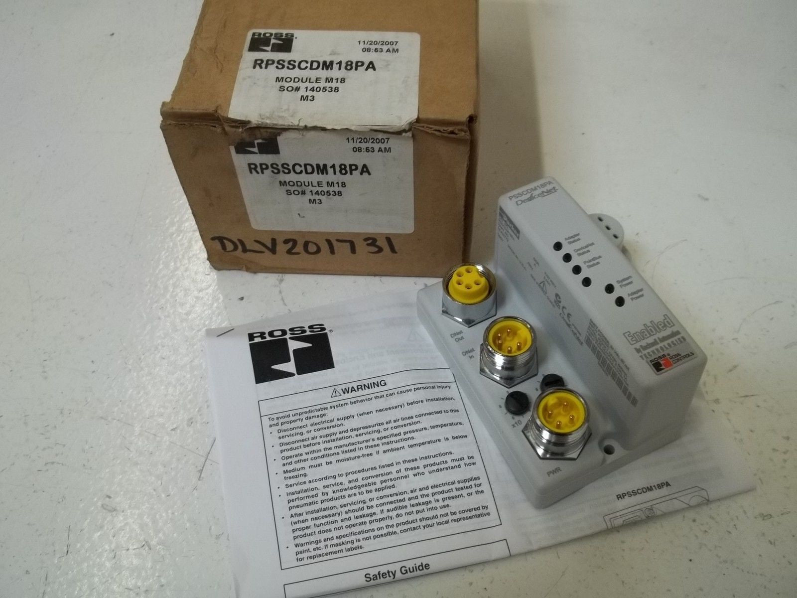 ROSS RPSSCDM18PA *NEW IN BOX*