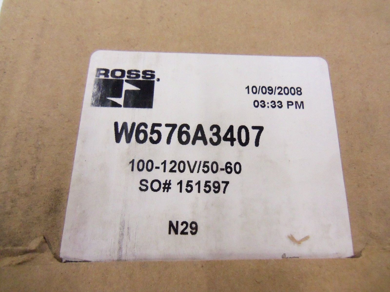 ROSS W6576A3407 *NEW IN BOX*