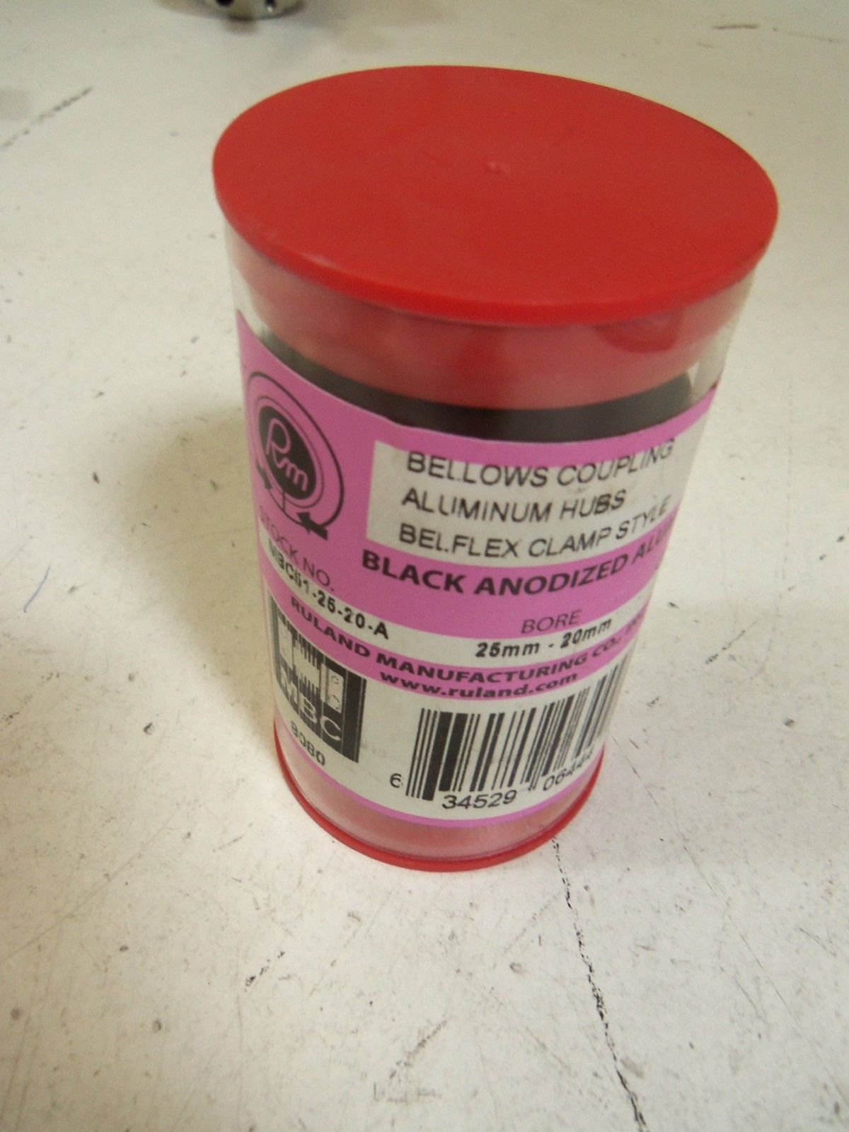 RULAND MBC51-25-20-A BELLOWS CLAMP COUPLING *NEW IN ORIGINAL PACKAGE*
