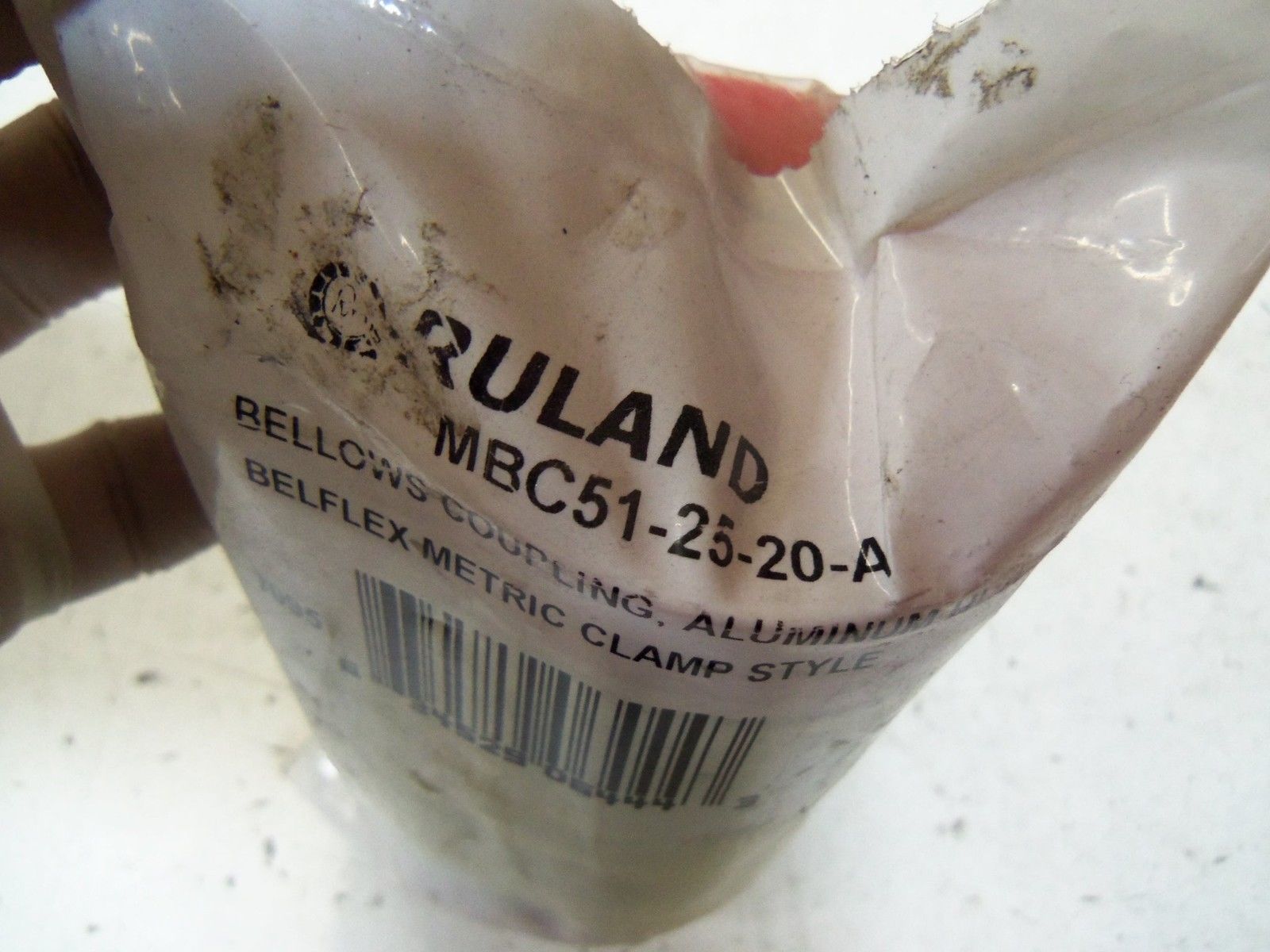 RULAND MBC51-25-20-A BELLOWS CLAMP COUPLING *NEW IN FACTORY BAG*