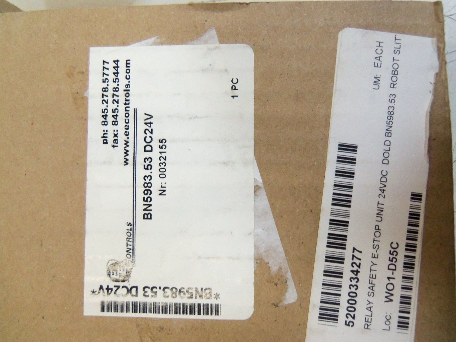 SAFE MASTER RELAY MODULE BN5983 *NEW IN BOX*