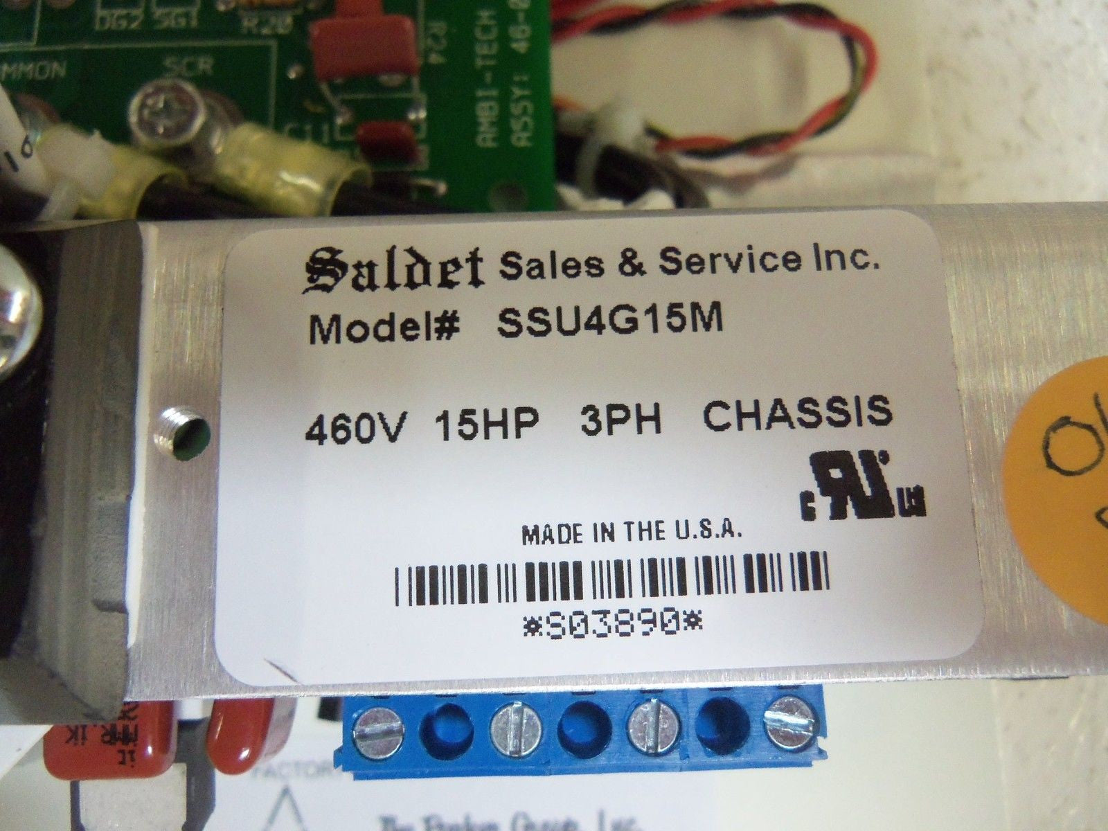 SALDET SSU4G15M ELECTRIC MOTOR BRAKE *NEW NO BOX*