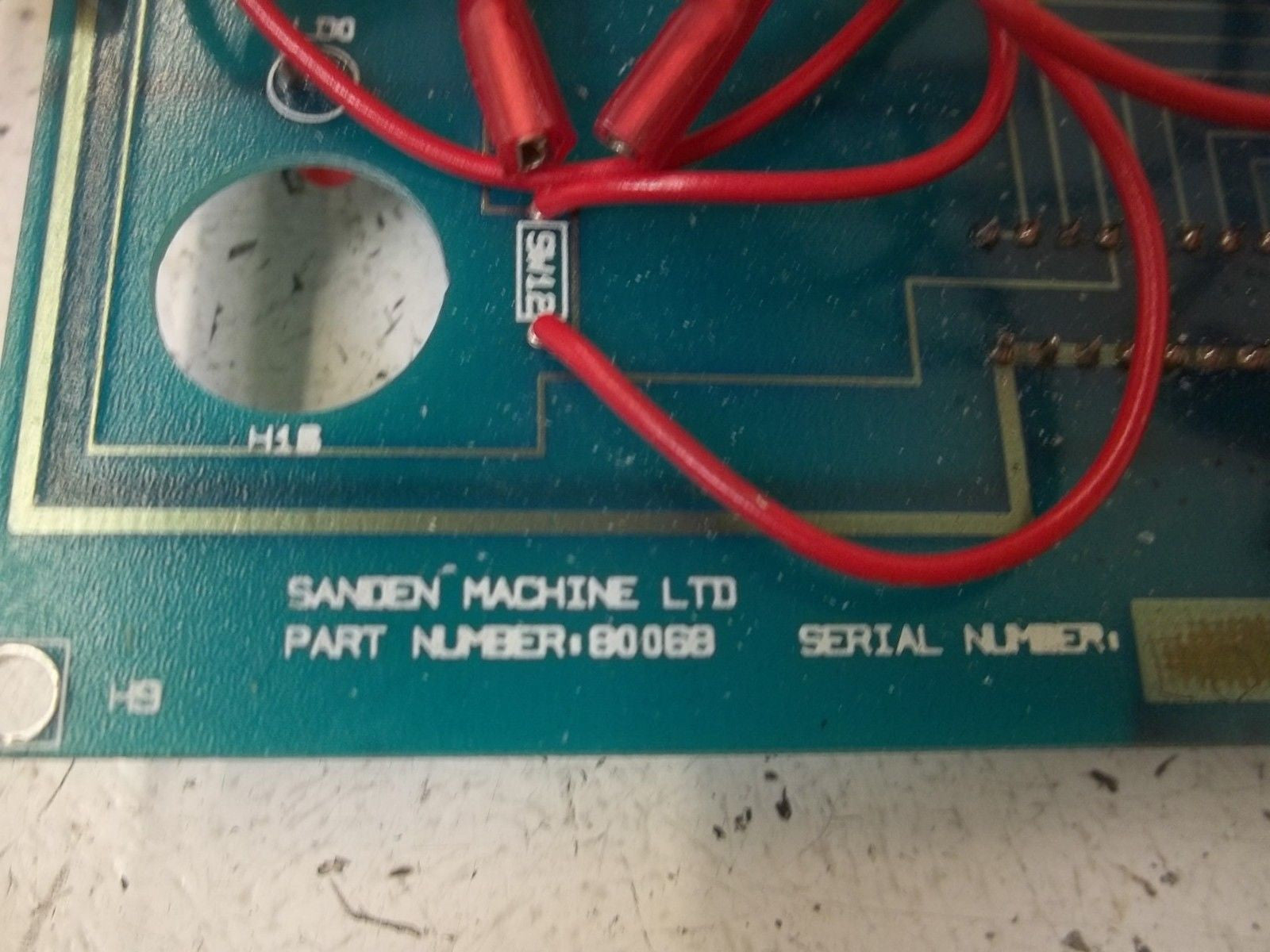 SANDEN MACHINE LTD. 80068 SCALE *USED*