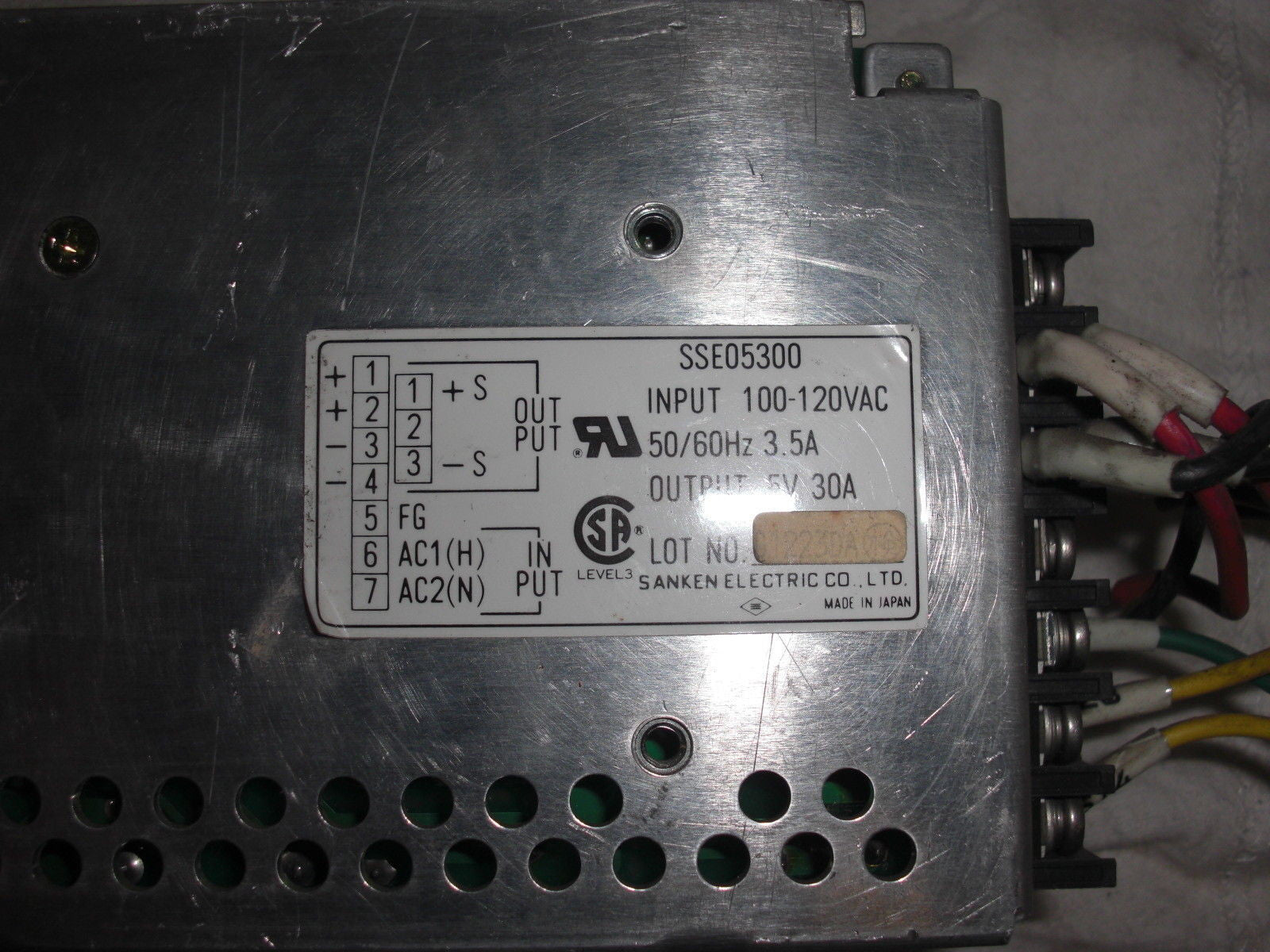 SANKE ELECTRIC SSE05300 100-120 VAC *USED*