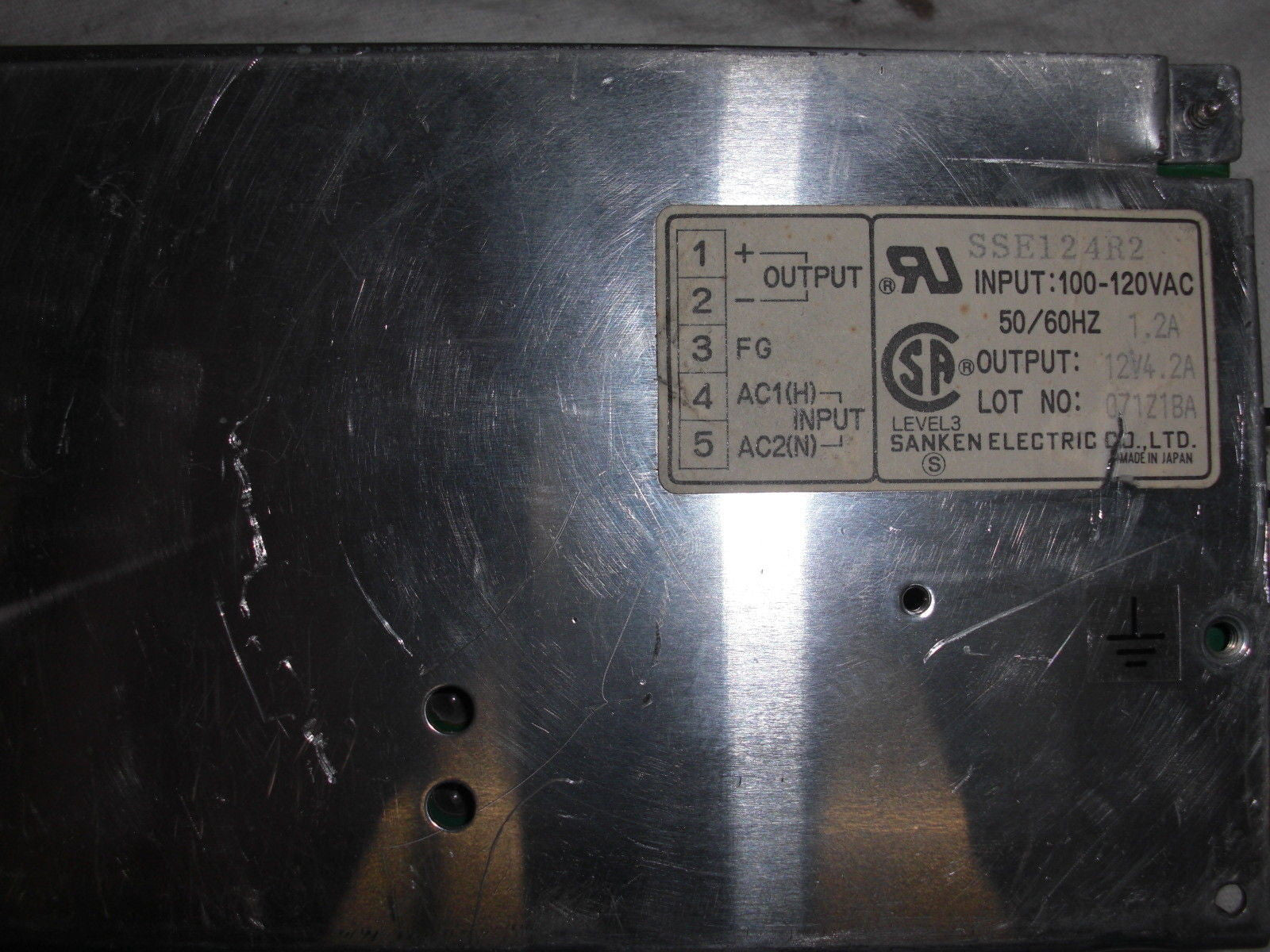 SANKEN ELECTRIC SSE124R2 *USED*