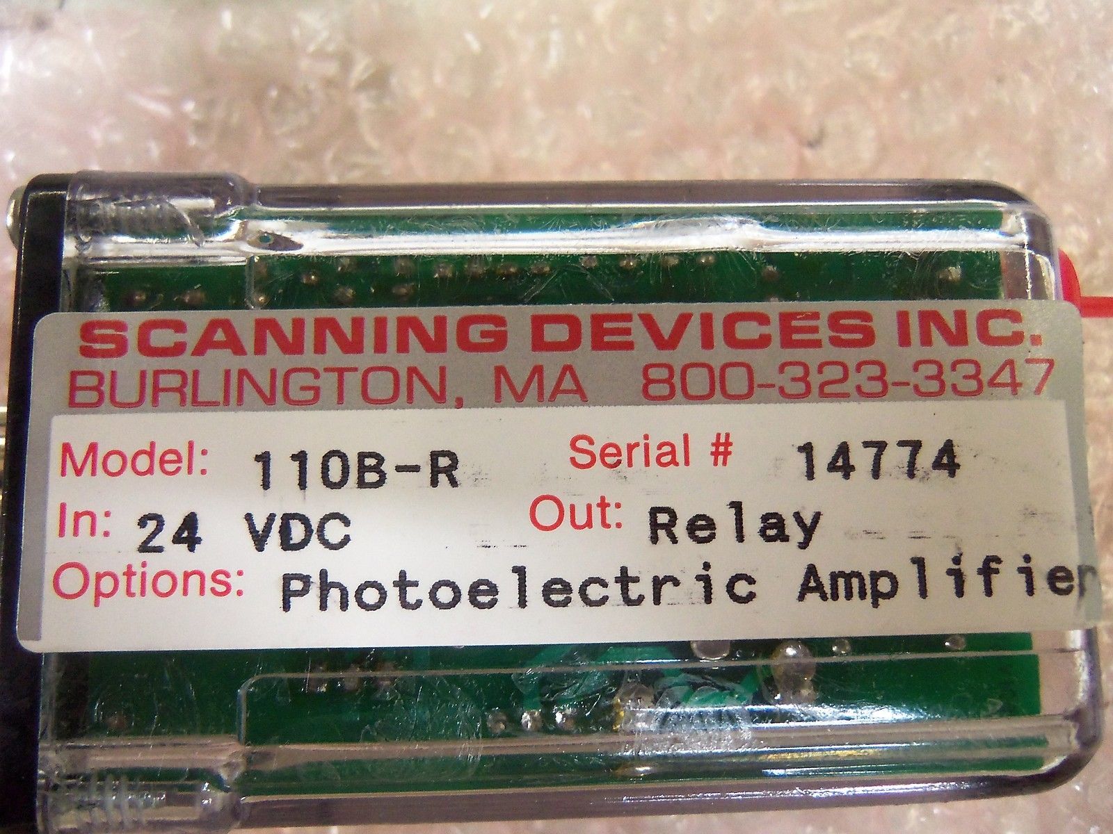 SCANNING DEVICES 110B-R *NEW IN BOX*