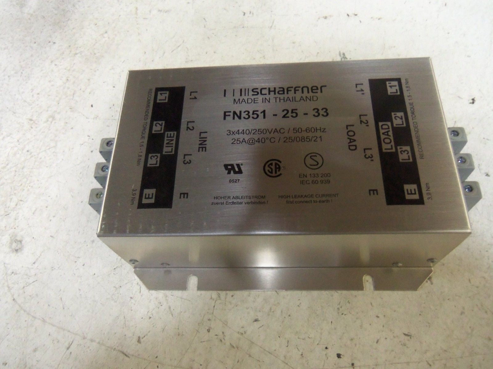 SCHAFFNER FN351-25-33 *NEW*