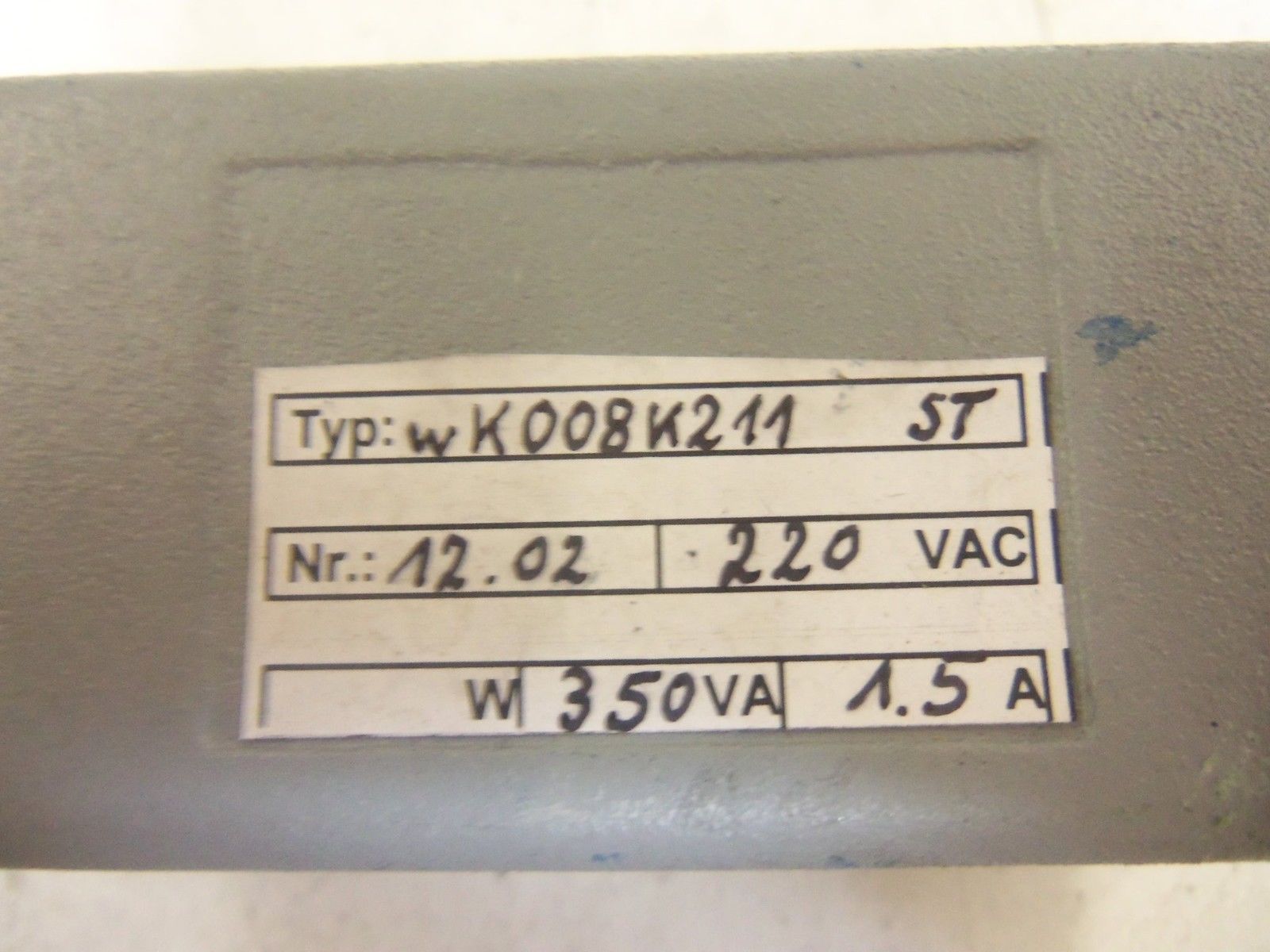 SCHALTSEITE WK008K211 *USED*