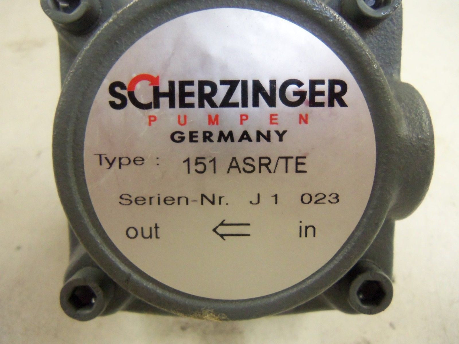 SCHERZINGER 151 ASR/TE PUMP *NEW NO BOX*