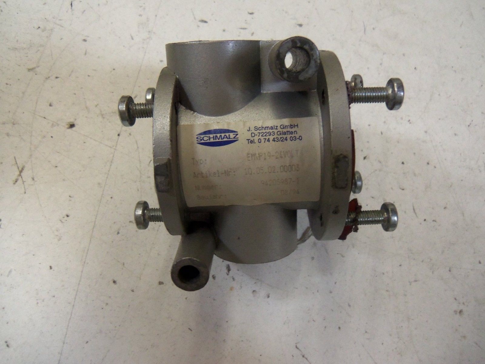 SCHMALZ EMVP19-24 SOLENOID VALVE *NEW NO BOX*