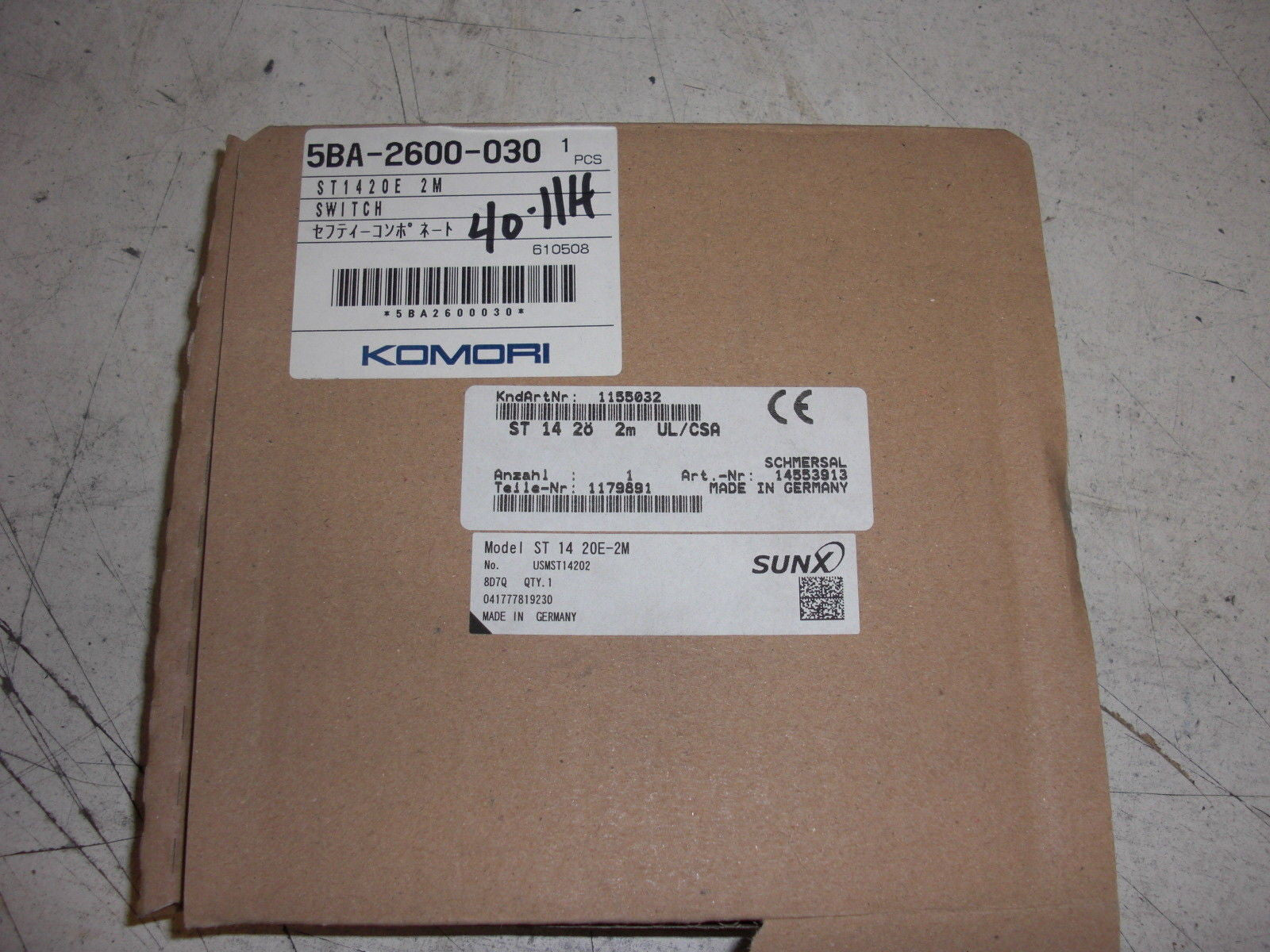 SCHMERSAL ST-1420 *NEW*