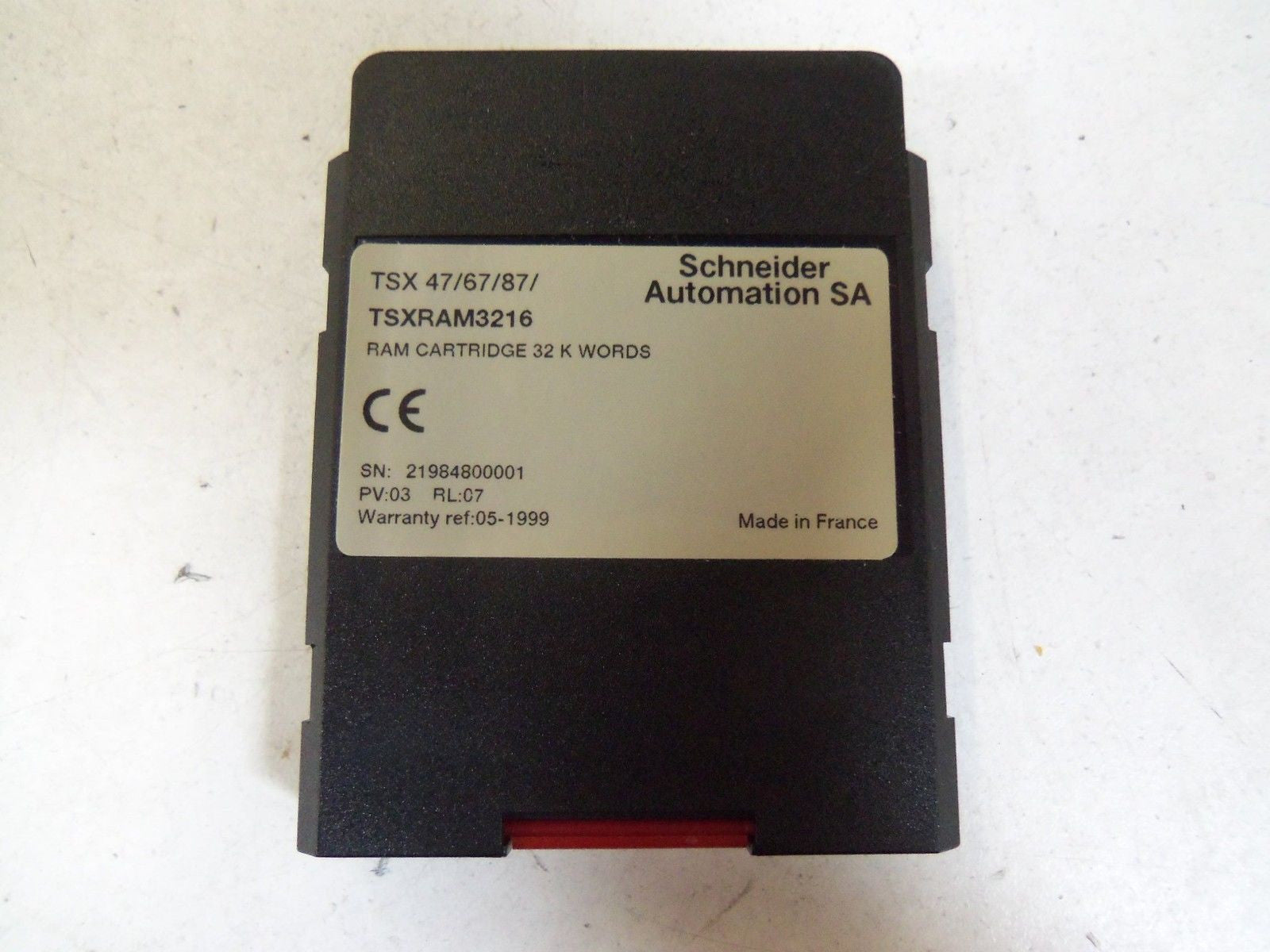 SCHNEIDER AUTOMATION TSXRAM3216 RAM CARTRIDGE *NEW IN BOX*