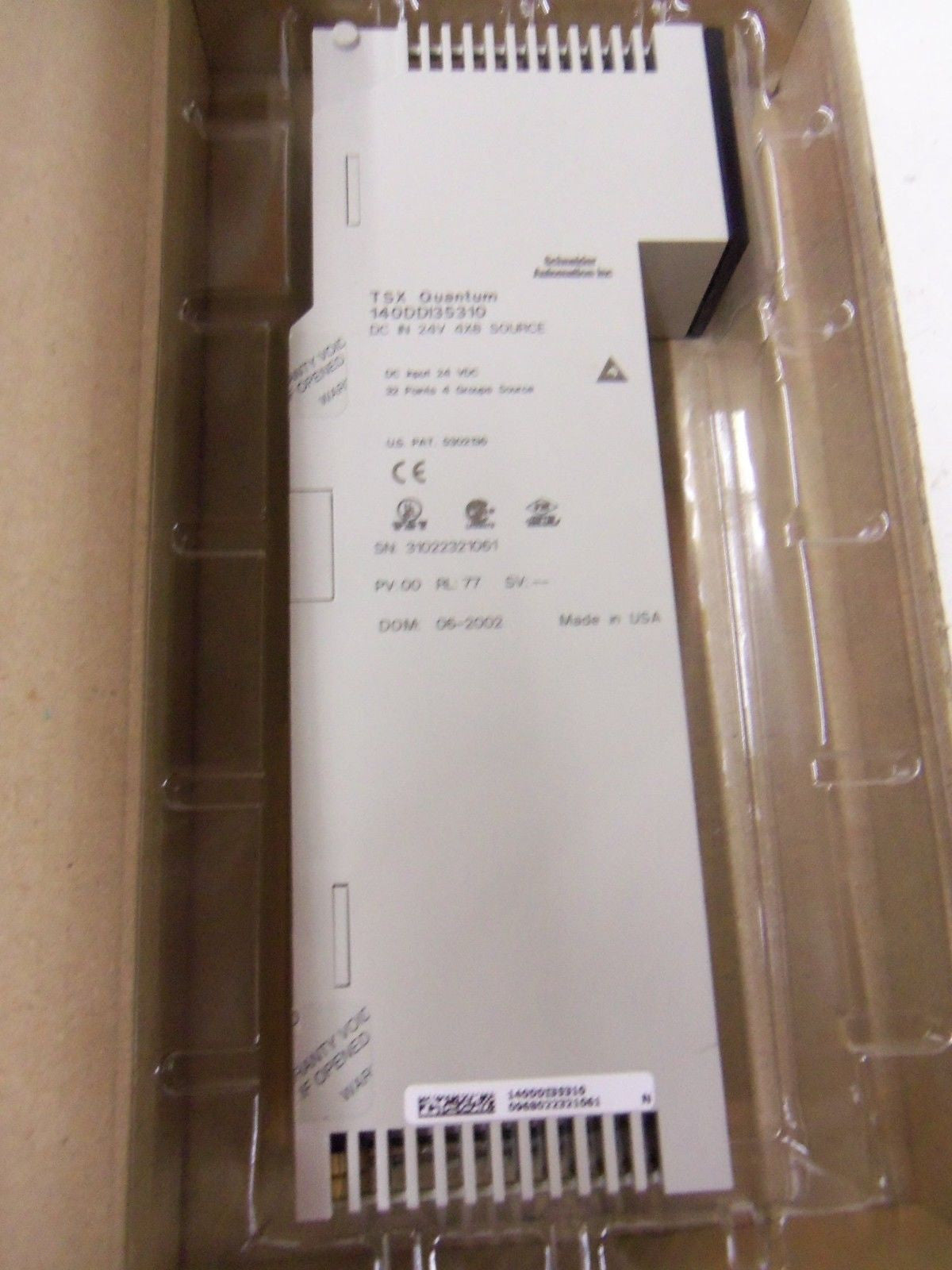 SCHNEIDER AUTOMATION 140DDI35310 *USED*