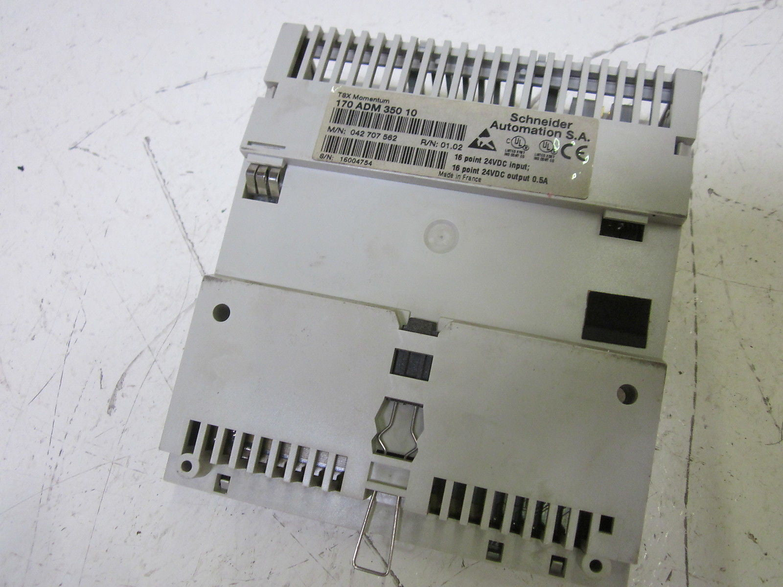 SCHNEIDER AUTOMATION 170ADM35010 W/ SQUARE D 52046-355-51 MODULE *USED*