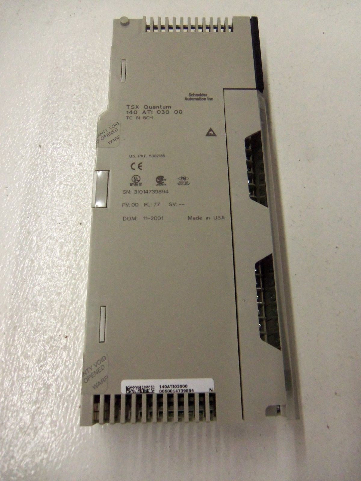SCHNEIDER AUTOMATION INC. 140ATI03000 *NEW NO BOX*