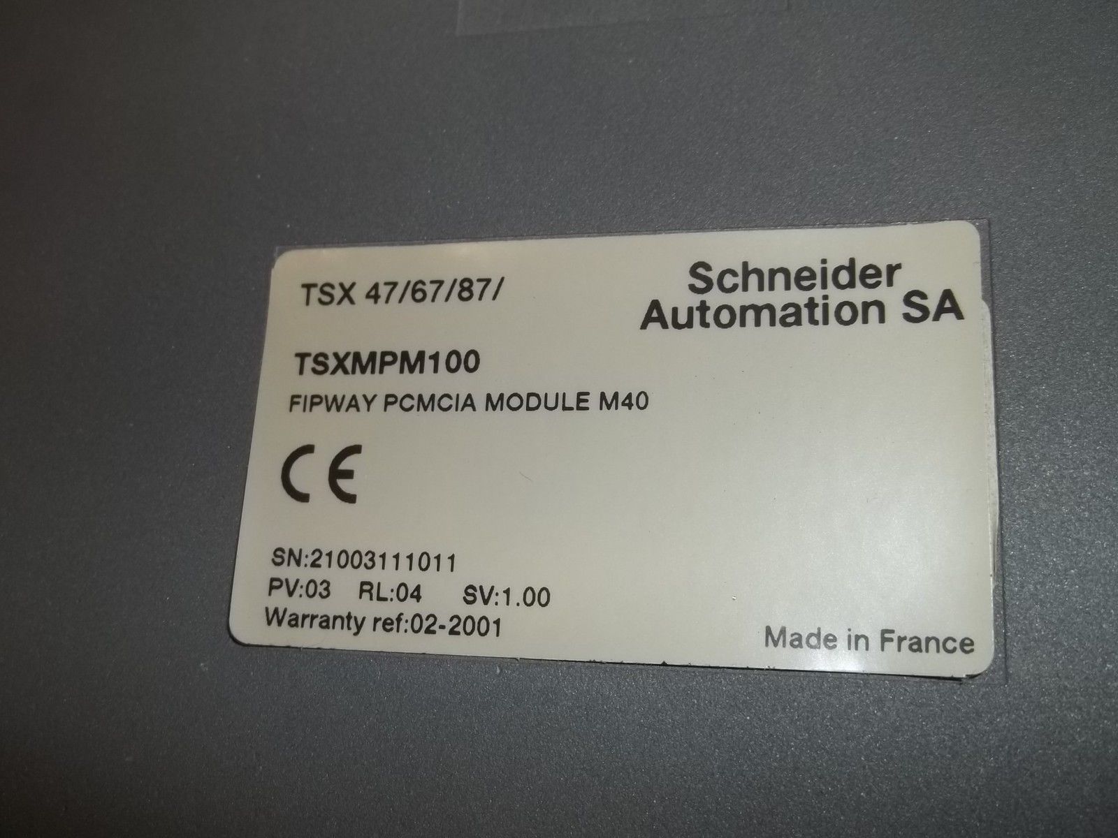 SCHNEIDER AUTOMATION TSXMPM100 *NEW IN BOX*