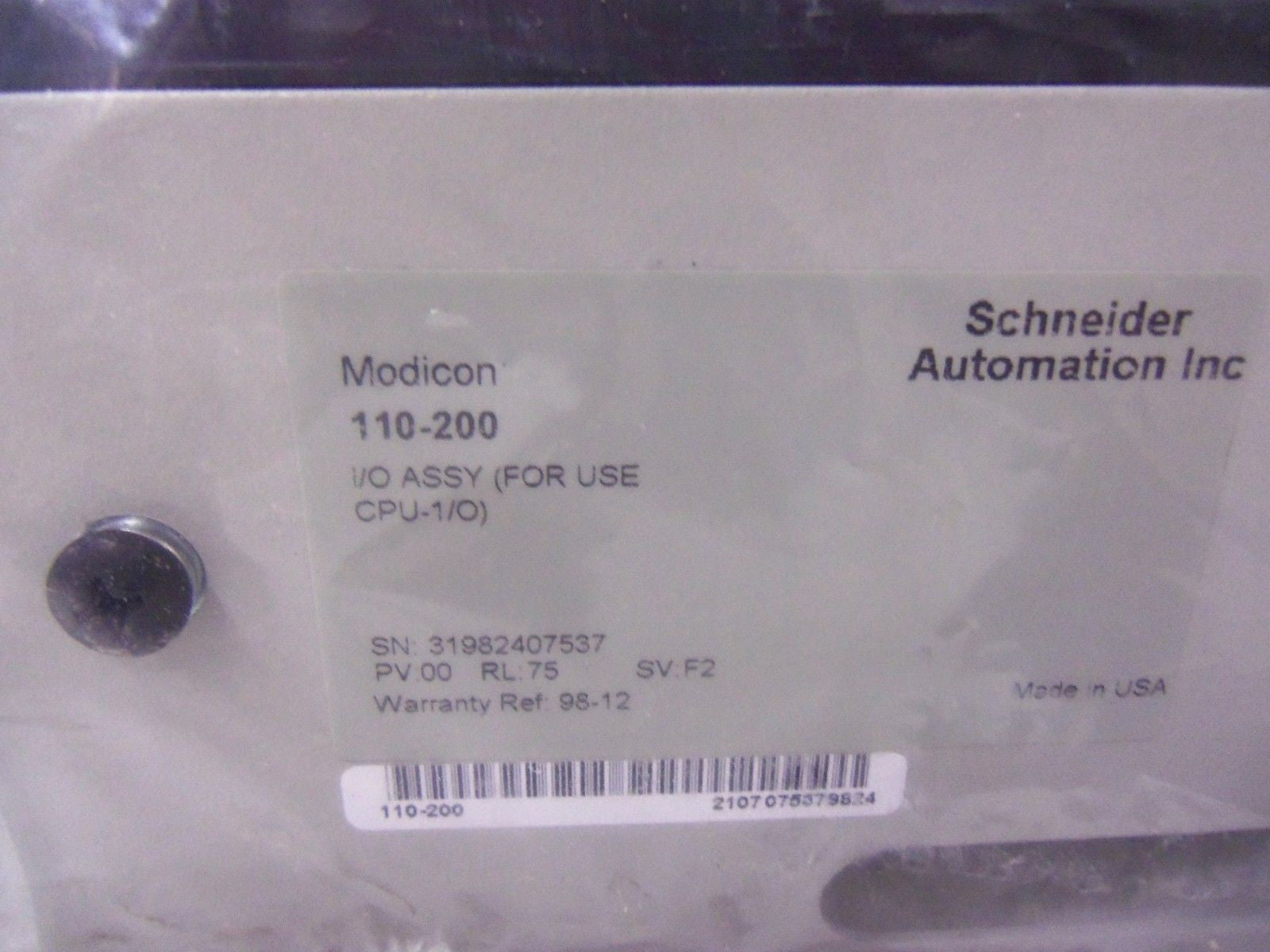 SCHNEIDER AUTOMATION 110-200 *NEW NO BOX*