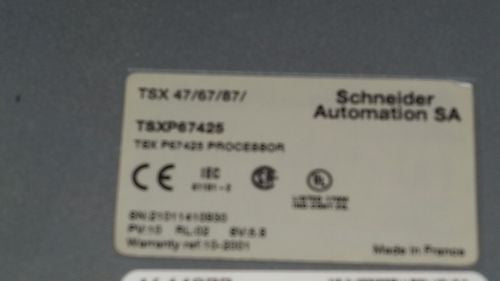 SCHNEIDER AUTOMATION TSXP67425 *USED*