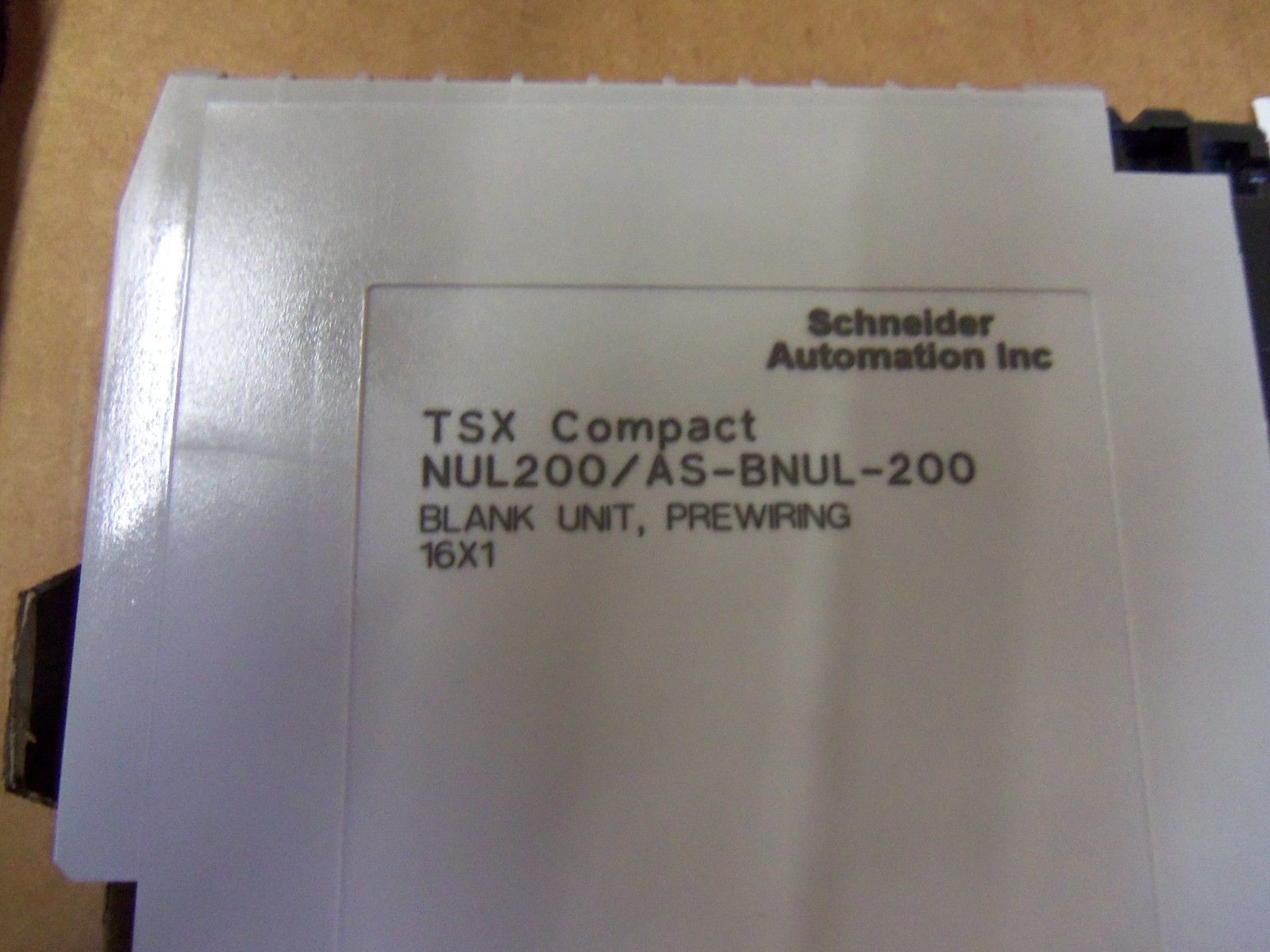 SCHNEIDER AEG TSX COMPACT NUL200/AS-BNUL-200 BLANK CARD *NEW IN BOX*