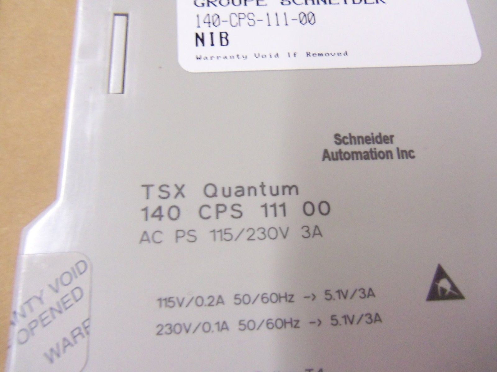 SCHNEIDER AUTOMATION 140 CPS 111 00 *NEW IN BOX*