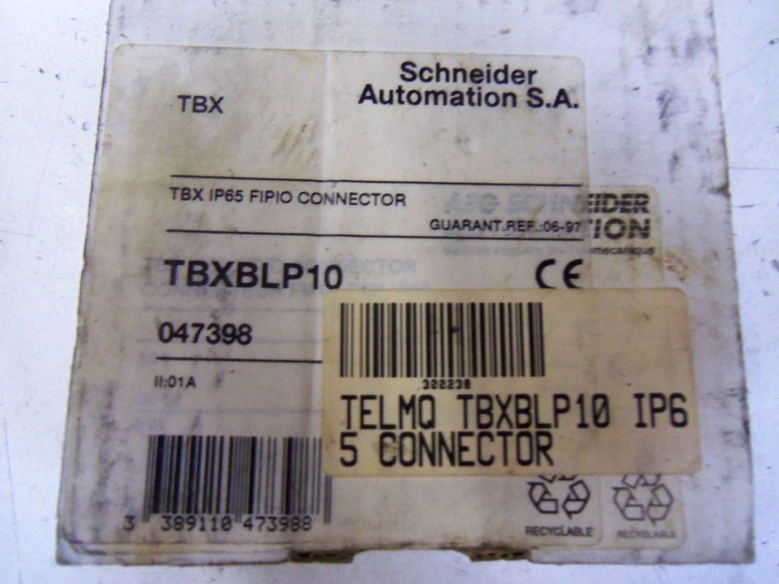 SCHNEIDER AUTOMATION TBXBLP10 *NEW IN BOX*