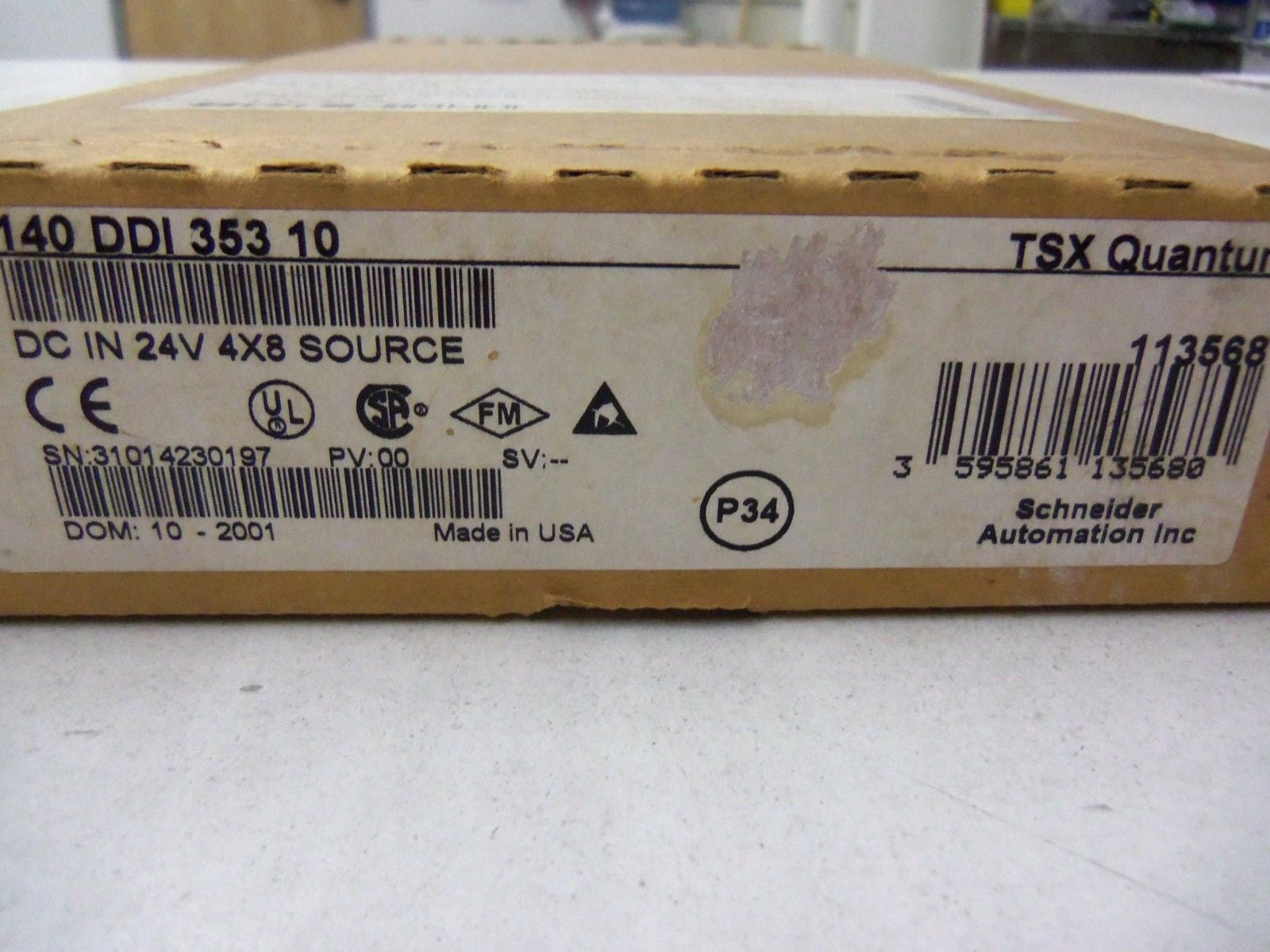 SCHNEIDER AUTOMATION INC. 140 DDI353 10 *FACTORY SEALED*