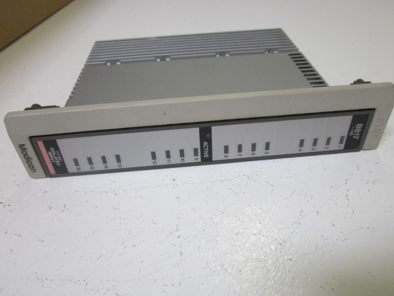 SCHNEIDER AUTOMATION AS-B817-116 800 I/O ISOLATED INPUT 16PT *USED*
