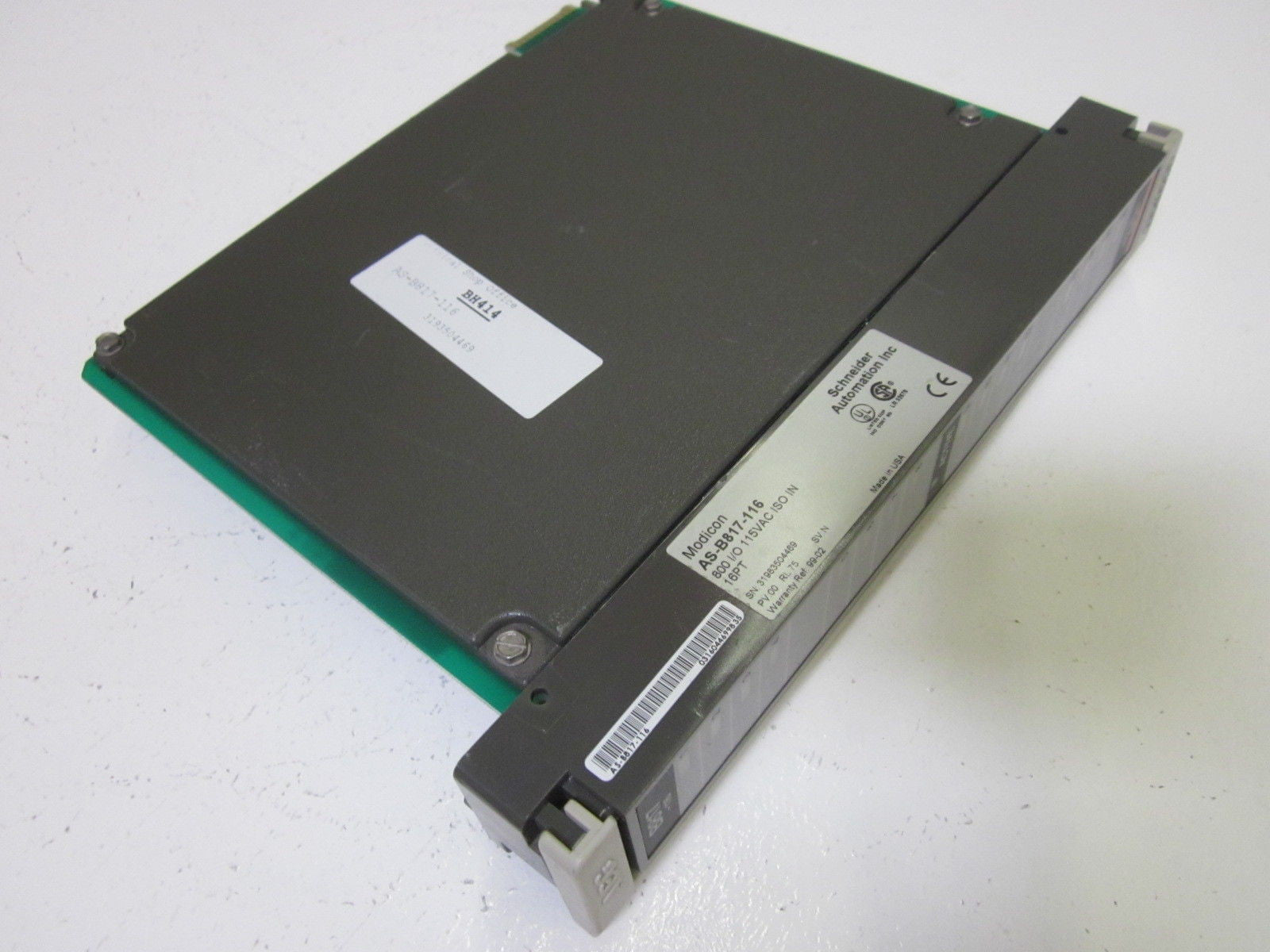 SCHNEIDER AUTOMATION AS-B817-116 800 I/O ISOLATED INPUT 16PT *USED*