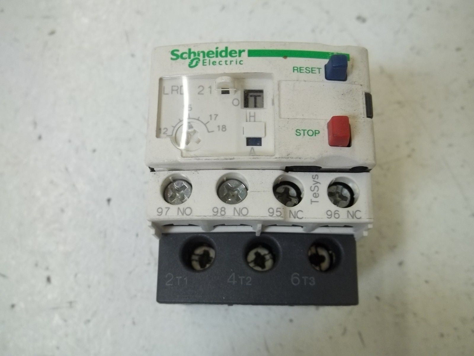 SCHNEIDER ELECTRIC LRD21 OVERLOAD RELAY *USED*