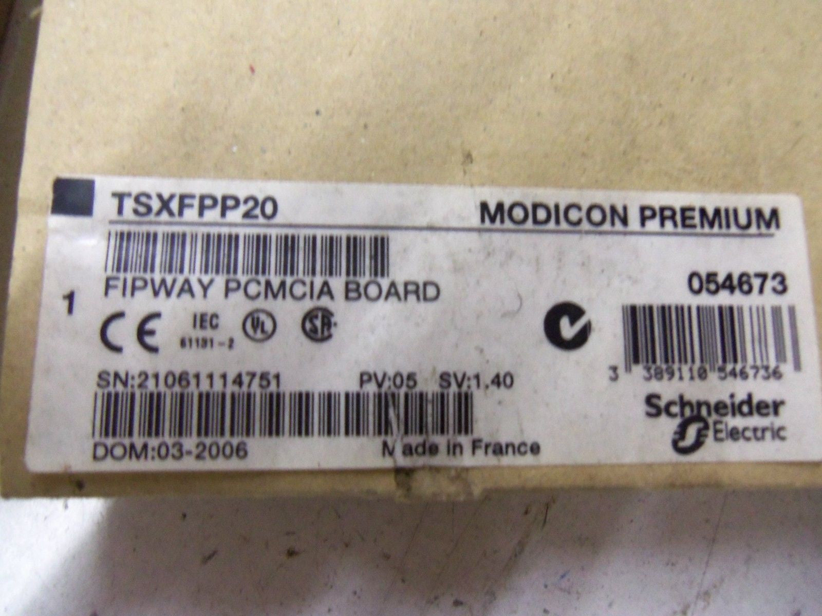 SCHNEIDER ELECTRIC TSXFPP20 *NEW IN BOX*