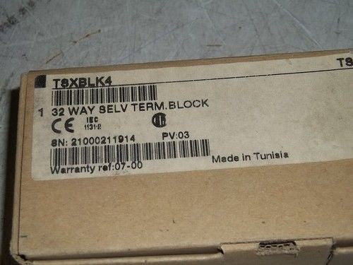 SCHNEIDER ELECTRIC TSXBLK4  *NEW IN BOX*