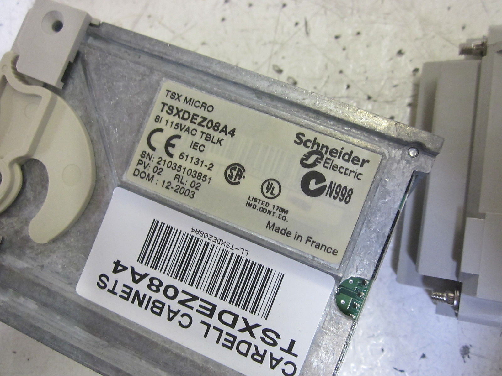 SCHNEIDER ELECTRIC TSXDEZ08A4 8I 115VAC TBLK *NEW IN BOX*